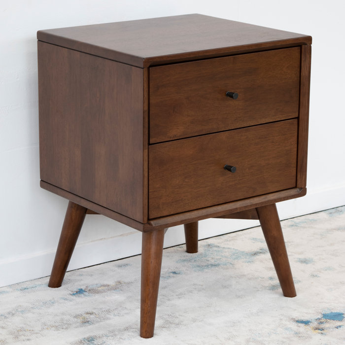 Union Rustic Houston 2 Drawer Nightstand & Reviews Wayfair